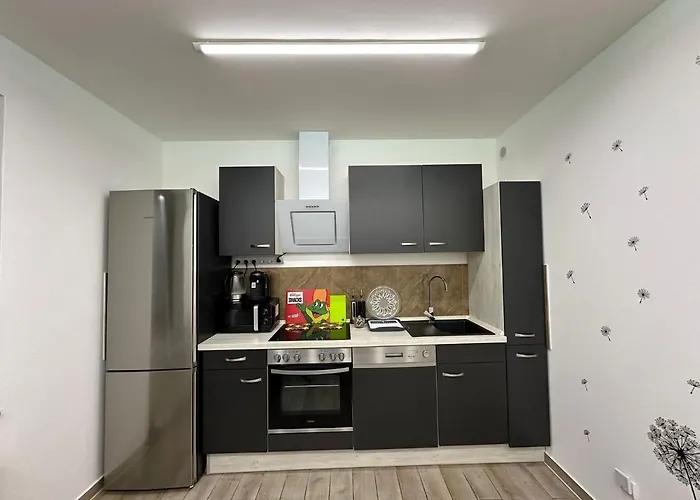 Modern Neuburg C - - 3 Zimmer, Stellplatz, Zentrum, Wi-fi, 3 Tv, Küche Apartment